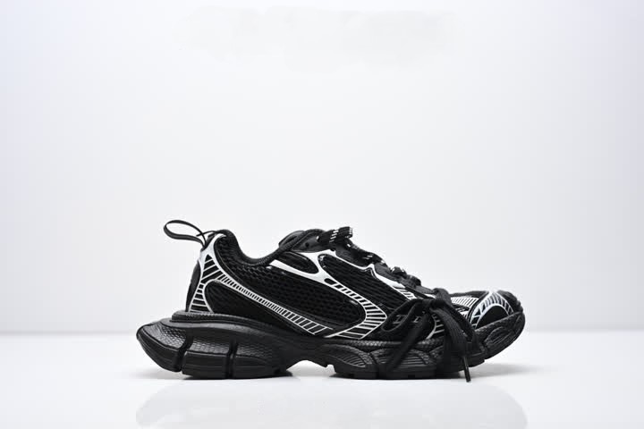 Balenciaga 3XL Sneakers – Black & White (5) Balenciaga 3XL Sneakers – Black & White - Image 1