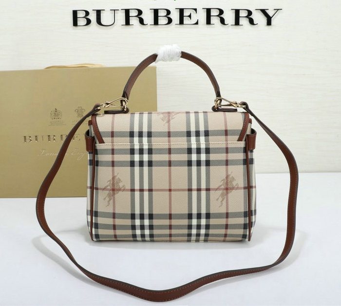 Burberry's Haymarket Check Top Handle Bag