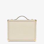 Fendi Suitcase White Leather Travel Bag - Image 3