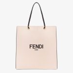 Fendi Shopper Pink Leather Medium Bag