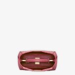 Fendi Peekaboo Red Ostrich Mini Leather Bag - Image 3