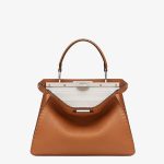 Fendi Selleria Black Cuoio Romano Medium Bag - Image 8