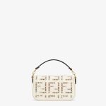 Fendi Baguette Canvas Mini Embroidered Bag - Image 3