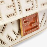 Fendi Baguette Canvas Mini Embroidered Bag - Image 5