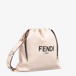 Fendi Pouch Pink Nappa Drawstring Leather Bag - Image 2