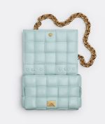 Bottega Veneta Women’s Chain Cassette Bag in Teal Washed